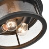 Millennium Lighting Bresley 2 - Light Flush Mount in  Powder Coated Black - 4 of 4