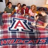 NCAA Arizona Wildcats Plaid Ultra Cozy Throw Blanket - 2 of 2