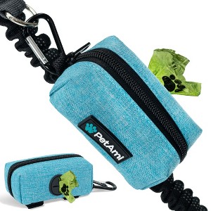 PetAmi Dog Waste Bag Holder for Leash, Waste Dispenser Puppy Walking Travel Camping, Zipper Pouch Pet Supplies Must Have - 1 of 4