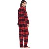 Ashford & Brooks Women's Flannel Plaid Pajamas Long Pj Set - 3 of 4