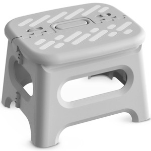 Jool Baby Lock ‘n Step Folding Step Stool - Gray - 1 of 4