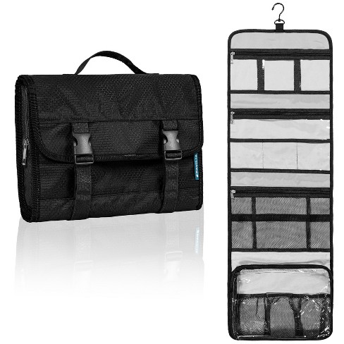 Large hanging toiletry bag with compartments online