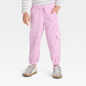 Toddler Girls' Cargo Jogger Pants - Cat & Jack™ - 1 of 3