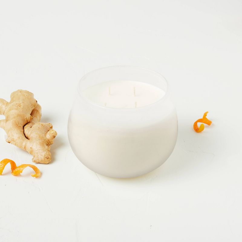 Clarity Fashion Salted Glass Wellness Jar Candle White - Casaluna™, 3 of 13
