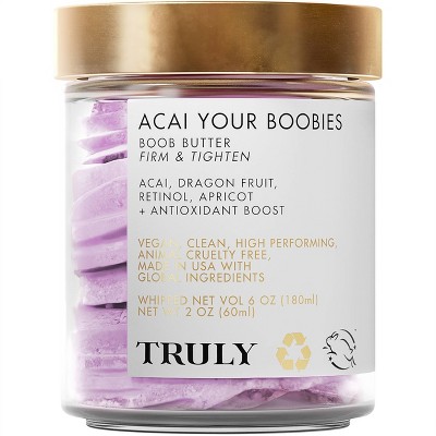 TRULY Acai Your Boobies Lifting Boob Butter - 2oz - Ulta Beauty