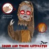 Whisen Battery-Operated Halloween Pumpkin Ghost, Sound-Activated Scary Voice & LED Eyes - 4 of 4
