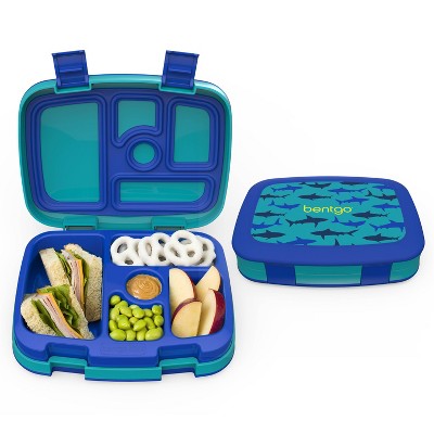 Bentgo Kids' Prints Leakproof, 5 Compartment Bento-style Lunch Box -  Tropical Fun : Target