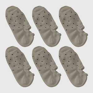 Alilang Women's 6pk Polka Dot No-Show Socks, Cute Casual Ankle Socks - 1 of 4
