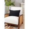 12"x20" Oversize Minimalist Chic Chunky Whip Stitch Lumbar Throw Pillow Cover - Saro Lifestyle - 3 of 3