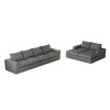 Oversized Corduroy Cloud 6-Module U-Shaped Sectional Sofa with Chaise - 3 of 4
