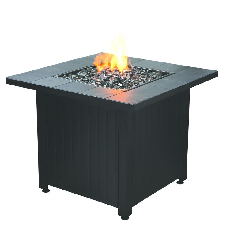 Endless Summer 30,000 BTU LP Gas Outdoor Fire Table with Lava Rock, 5 of 7