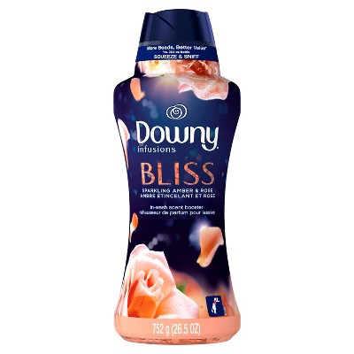 Downy Infusions Bliss Sparkling Amber & Rose Scent In-Wash Booster Beads - 26.5oz