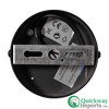 Quickway Imports 15W Surface-Mounted LED Cylinder Downlight Modern 4000K White Spotlight Black Aluminum Frame - 3 of 4