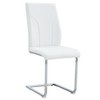 Grungis PU Leather Kitchen Chairs Set of 4,Modern Upholstered Armless Dining Chairs with High Back and Sturdy Legs for Dining Room,Kitchen - 4 of 4