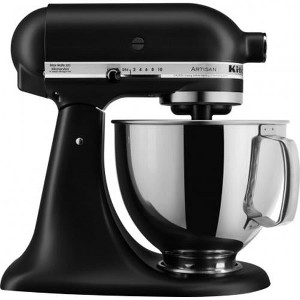 KitchenAid Artisan Series 5-Quart Tilt-Head Stand Mixer, Black Matte - KSM150PSBM - 1 of 4