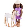 Our Generation Valerie with Hair Play Foal 18" Doll & Horse Accessory Set - 2 of 4