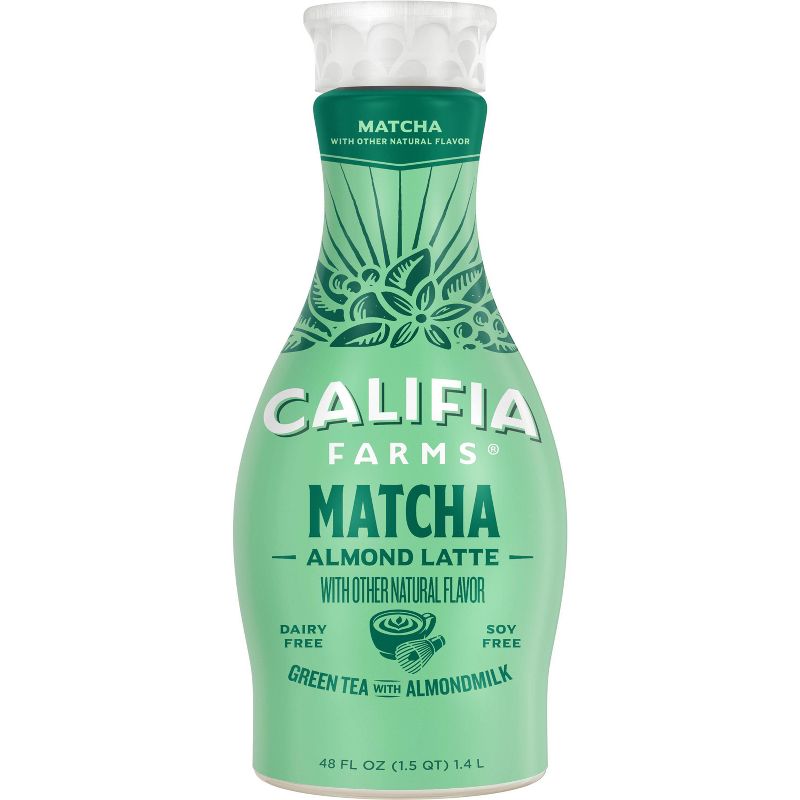 Califia Farms Matcha Almond Latte - 48 fl oz, 1 of 6