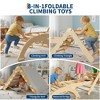 Garvee Foldable Baby Climbing Toys Wooden Climbing Set with Arch, Ramp & Ladder - 4 of 4