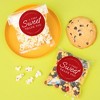 Big Dot of Happiness Cherry Red Simple Script Thank You Stickers and Clear Cookie Bags, Cellophane Treat Bags 4.25x7 Inches - 25 Count - 3 of 4