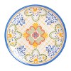 Laurie Gates Tierra Tile 12 Piece Round Stoneware Dinnerware Set in Blue Multicolor - 4 of 4