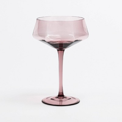 over&back 11 fl oz Facet Coupe Glass