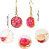 Hicarer 12 Pairs Faux Druzy Drop Earrings Crystal Pendant Dangle Multicolor Stainless Steel Earrings for Women - 3 of 4