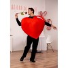 HalloweenCostumes.com One Size Fits Most  Adult Heart Costume, Red - 4 of 4