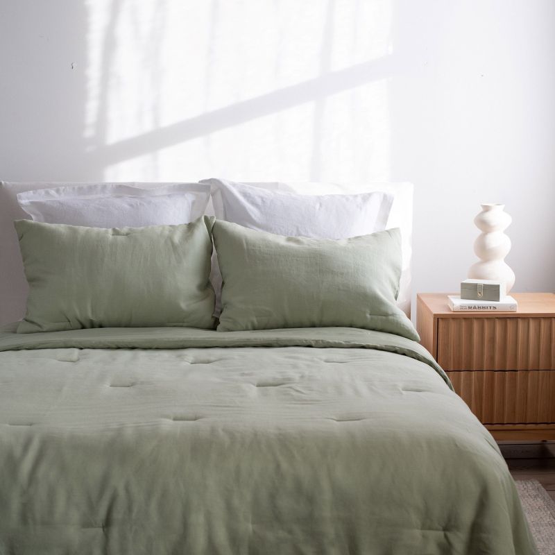 French Linen Comforter & Sham Set | BOKSER HOME, 6 of 12