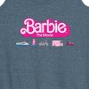 Women's - Barbie - Barbie Transportaion Vehicles Graphic Racerback Tank - 2 of 4