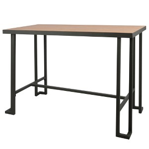 CAVINAS Dining Table Rectangular Kitchen Table Industrial Counter Table for Dining Room - 1 of 3