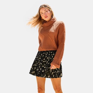 Women's Dainty Bouquet Floral Mini Skirt - Cupshe - 1 of 4