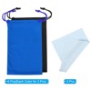 Unique Bargains Protective Storage Pouch Draw String with Cleaning Cloths 6 Pcs 11" x 7" - 3 of 4