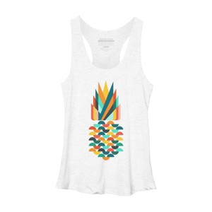 Women's Design By Humans Geometric Pineapple By radiomode Racerback Tank Top - 1 of 2