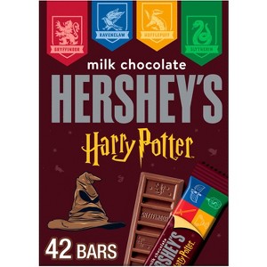 HERSHEY'S Milk Chocolate Harry Potter Halloween Candy Snack Size Box - 18.9oz/42pc - 1 of 4