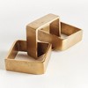 Plum & Post Corbin Square Chain Sculpture - Gold - 3 of 4