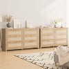 Jojoka 6-Drawer Rattan Dresser – Boho Modern Wood Chest with Ample Storage for Bedroom, Closet & Living Room - 4 of 4