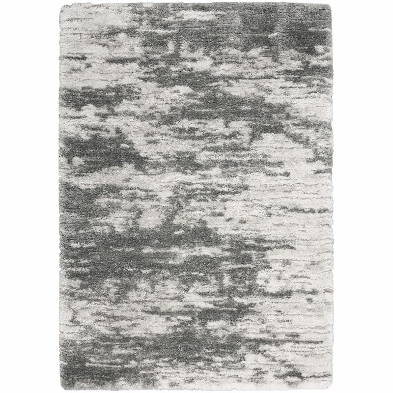 Nourison Luxurious Shag Abstract  LXR02  Area Rug, 1 of 10
