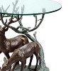 SPI Home Wildlife-Themed Deer Pair End Table with Glass Top - 4 of 4