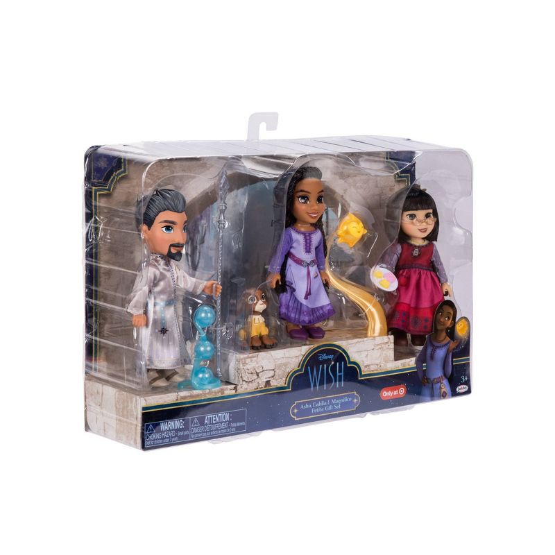 Disney Wish 6&#39;&#39; Asha Dahlia &#38; Magnifico Petite Doll Gift Set, 4 of 7