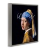 Stupell Industries Iconic Pear Earring Girl Floating Frame Canvas Art - 2 of 4