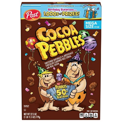 Cocoa Pebbles Mega Size - 27.5oz