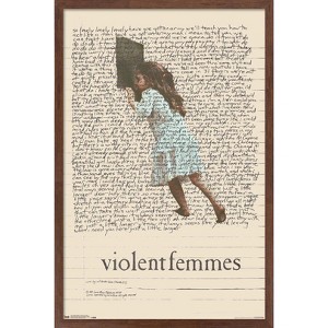 Trends International VIolent Femmes - Lyric Girl Tea Towel Framed Wall Poster Prints - 1 of 4