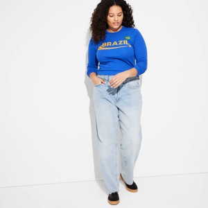 Women's Long Sleeve Graphic T-Shirt - Wild Fable™ - 1 of 3