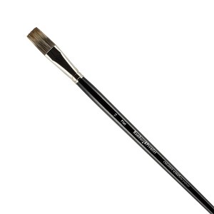 Creative Mark Hamburg Premiere Professional Oil Painting Brushes - Flat Oil Paint Brush - Handmade in Germany, Natural & Synthetic Hair Blend, Long - 1 of 4