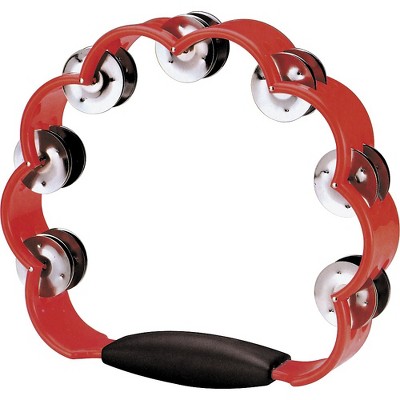 Rhythm Band Peacock Tambourine Red