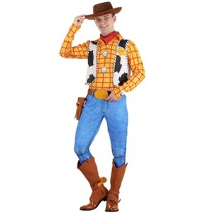 HalloweenCostumes.com Adult Deluxe Woody Disney Toy Story Costume - Adult Sheriff Woody Costume For Halloween - 1 of 4