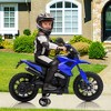 Jojoka 6v Electric Dirt Bike, Kids Ride on Motorcycle with Traning Wheels, 2-5mph Adjustabled Speed, Headlight & Music - 2 of 4