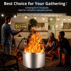 Stove Bonfire, Smokeless Fire Pit, Wood Burning Fireplaces - 1 of 4