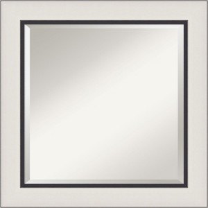 Amanti Art Ellie Beveled Framed Bathroom Vanity Wall Mirror - 1 of 4