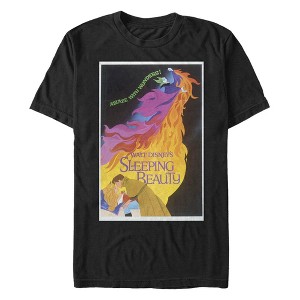 Men's Sleeping Beauty Ablaze With Wonders Retro Movie Poster T-Shirt - 1 of 4
